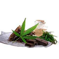 Chocolat CBD Bonbon barbe a papa, aliment à base de CBD légal weed